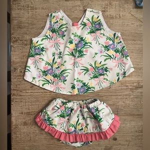 The Beaufort Bonnet Company Mary Todd Tab Set- Grove Park Garden